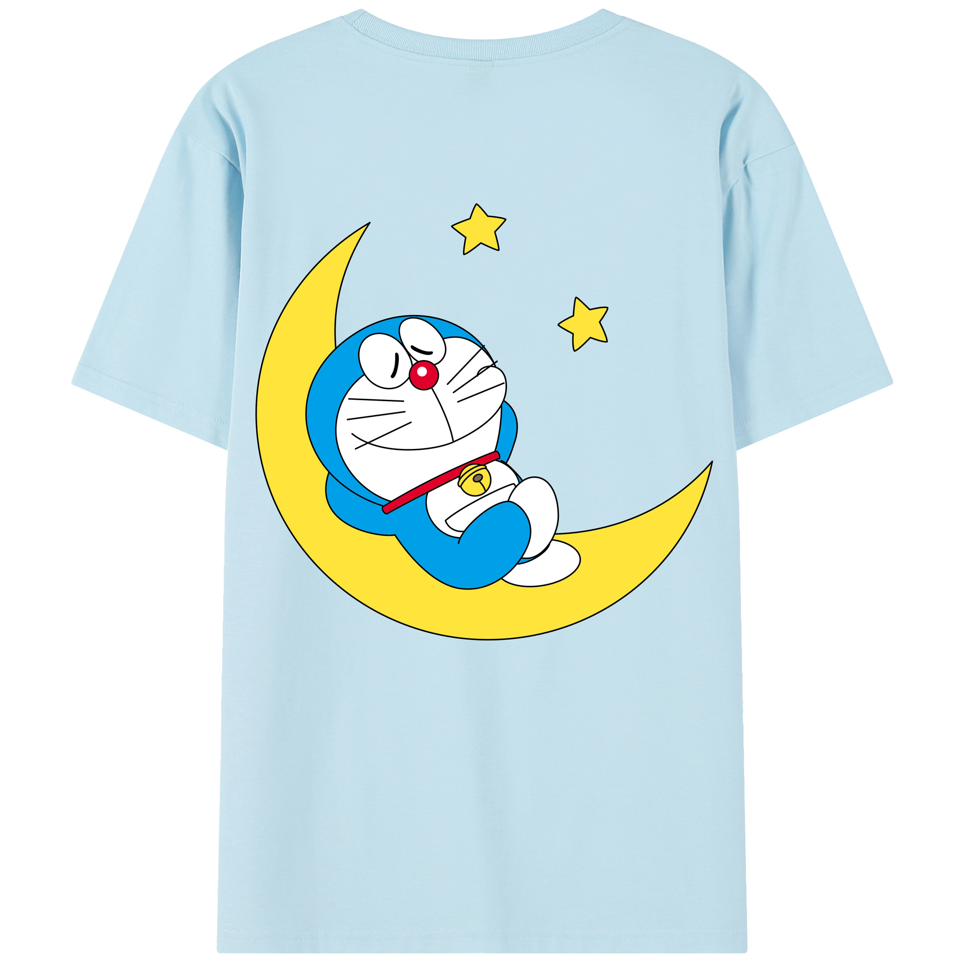 （画像用） ドラえもん Doraemon 綿100％半袖Tシャツ（背面プリント）